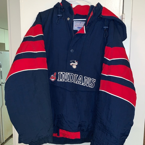STARTER Other - FLAWLESS Cleveland Indians STARTER Puffer Jacket